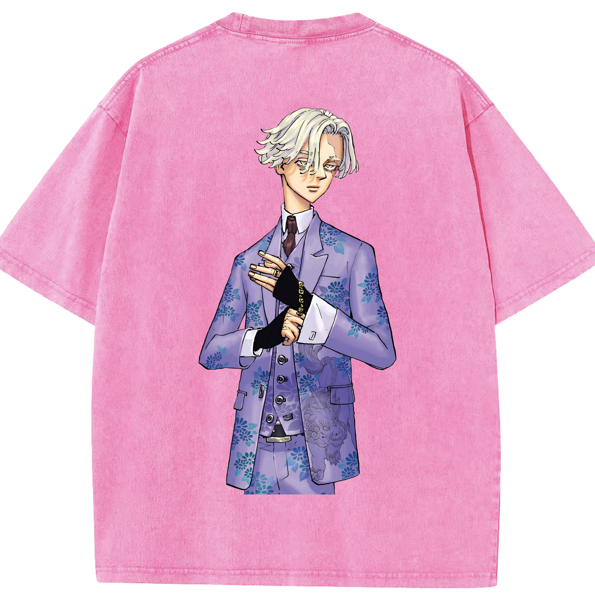 （画像用） 東京リベンジャーズ Tokyo Revengers 綿100% ヴィンテージ風 半袖Tシャツ（背面プリント）